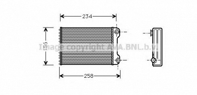 AVA QUALITY COOLING fta6242 -  Теплообменник, отопление салона
